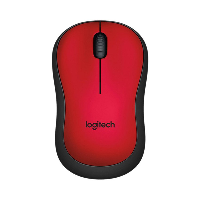 Chuột không dây Logitech M221 Wireless Red tương thích với nhiều thiết bị